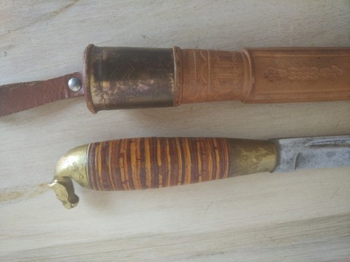 Ein altes finnen - finnen, jagdmesser