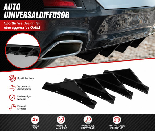 Universal rear diffuser - universal,
